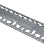 Stanley Hardware 4021BC Series N341-131 Slotted Angle Stock, 1-1/4 in L Leg, 48 in L, 0.047 in Thick, Steel, Galvanized