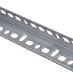 Stanley Hardware 4021BC Series N341-123 Slotted Angle Stock, 1-1/4 in L Leg, 36 in L, 0.047 in Thick, Steel, Galvanized