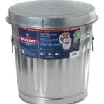 Behrens 6210 Trash Can, 10 gal Capacity, Steel