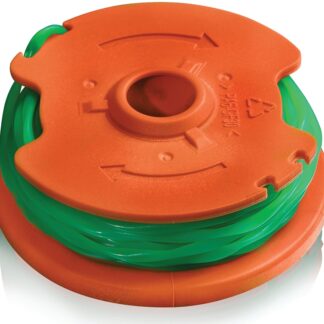 Worx WA0014 Spool and Line, 0.080 in Dia, 20 ft L, Co-Polymer Nylon Resin, Green