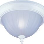 Boston Harbor F52WH01-8031-3L Ceiling Light Fixture, 0.5 A, 120 V, 60 W, 1-Lamp, A19 or CFL Lamp, Metal Fixture