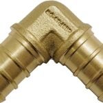 Apollo CPXE12 Pipe Elbow, 1/2 in, 90 deg Angle, Brass