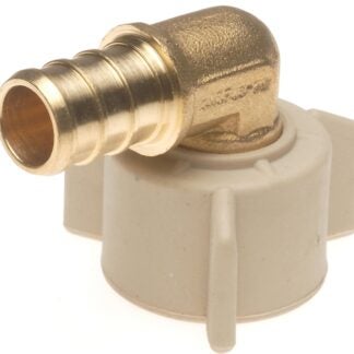 Apollo CPXFAE1212 Swivel Pipe Elbow, 1/2 in, FPT, 90 deg Angle, Brass