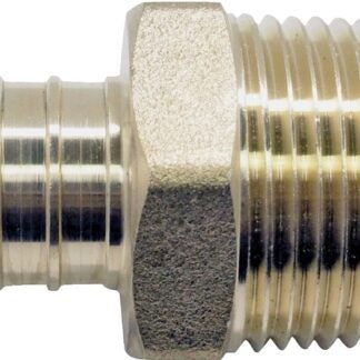 Apollo CPXMA3434 Pipe Adapter, 3/4 in, PEX x MPT, Brass