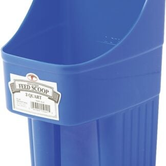 Little Giant 150415 Feed Scoop, 3 qt Capacity, Polypropylene, Blue, 6-1/4 in L