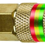 Tru-Flate 13-513 Coupler, 1/4 in, MNPT, Brass