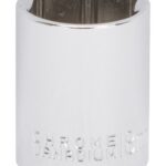 Vulcan MT6499933 Drive Socket, 18 mm Socket, 3/8 in Drive, 6-Point, Chrome Vanadium Steel, Chrome