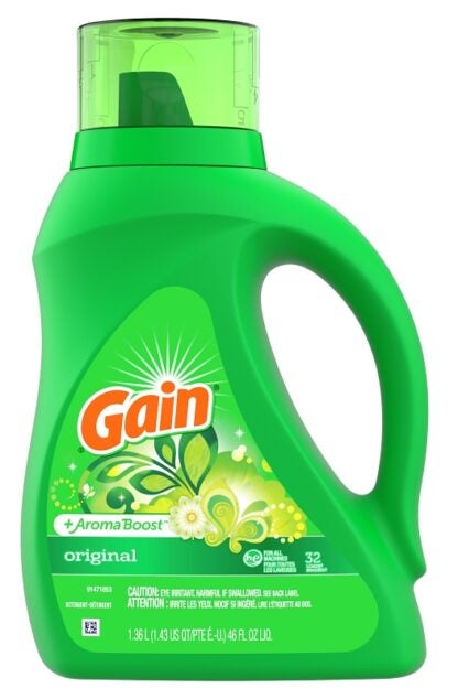 Gain 55861 Laundry Detergent, 50 fl-oz Bottle, Liquid, Floral Sells in Quantity of 6