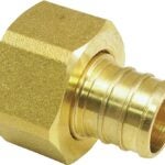 Apollo APXFF3434S Hose Pipe Adapter, 3/4 in, Barb x FPT, Brass, 200 psi Pressure