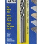 ARTU 01425 Drill Bit, 5/32 in Dia, 3-1/8 in OAL, Flat Flute, 2-Flute, 5/32 in Dia Shank, Straight Shank