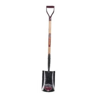 Garant GFR02D35 Irrigation Shovel, 7-1/2 in W Blade, Steel Blade, D-Grip Handle, 27 in L Handle