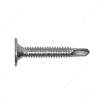 Reliable WKTZ Series WKTZ123VP Screw, #12-24 Thread, 3 in L, Full Thread, Wafer Head, Square Drive, Self-Drilling Point