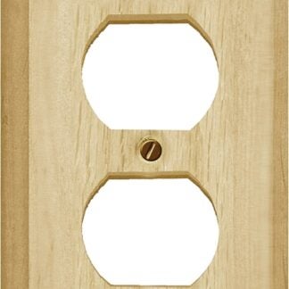 Atron Traditional Series 4-411D Wallplate, 1-Gang, Wood