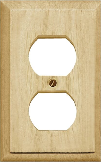 Atron Traditional Series 4-411D Wallplate, 1-Gang, Wood