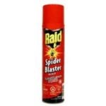 Raid Max 639745 Spider Blaster, Liquefied Gas, Spray Application, Indoor, Outdoor, 350 g Sells in Quantity of 12