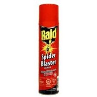 Raid Max 639745 Spider Blaster, Liquefied Gas, Spray Application, Indoor, Outdoor, 350 g Sells in Quantity of 12