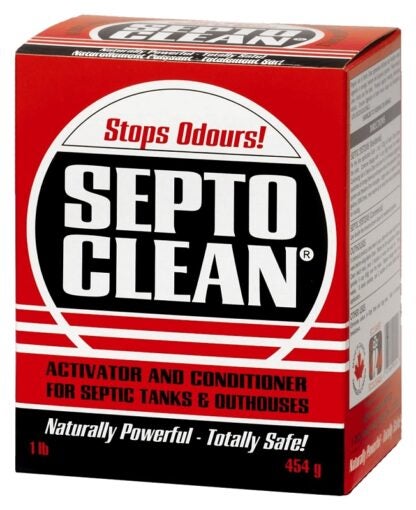 Septo-Clean 00454 Septic Cleaner, Powder, Brown/Dusty Light Yellow, 1 lb