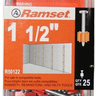 Ramset R50122 Pin Drive, 0.145 in Dia Shank, 25/PK Sells in Quantity of 5