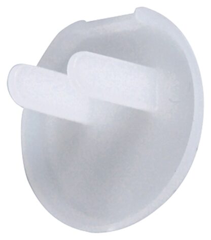 Shepherd Hardware 3981 Socket Safety Plug, Plastic, White Sells in Quantity of 6