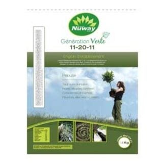 Nuway E00070 Establishment Fertilizer, 1.8 kg, Granular, 11-20-11 N-P-K Ratio