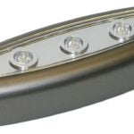 Atron UL178 Push Light, 5-Lamp, LED Lamp, Nickel Fixture