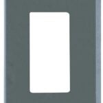 Atron Traditional Series 2-161R Wallplate, 4-15/16 in L, 2-7/8 in W, 1-Gang, Metal, Chrome