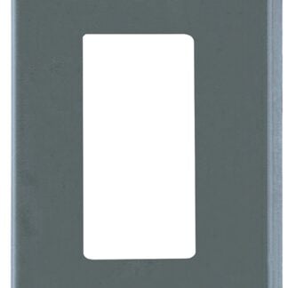 Atron Traditional Series 2-161R Wallplate, 4-15/16 in L, 2-7/8 in W, 1-Gang, Metal, Chrome