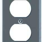 Atron Traditional Series 2-161D Wallplate, 1-Gang, Metal, Chrome