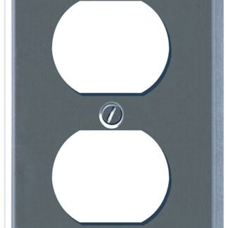 Atron Traditional Series 2-161D Wallplate, 1-Gang, Metal, Chrome