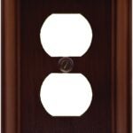 Atron 2203D Wallplate, 4.85 in L, 3 in W, 1-Gang, Metal, Oil-Rubbed Bronze