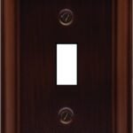 Atron ESTATE Series 2-203T Wallplate, 4-3/4 in L, 3 in W, 1-Gang, Metal, Oil-Rubbed Bronze