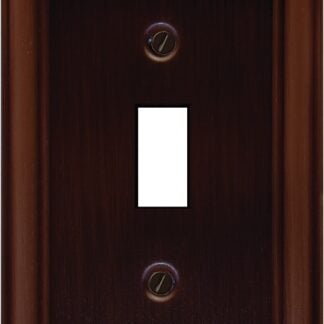 Atron ESTATE Series 2-203T Wallplate, 4-3/4 in L, 3 in W, 1-Gang, Metal, Oil-Rubbed Bronze