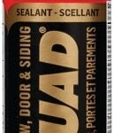 LePage Quad 1307147 Sealant, Chestnut Brown, 7 to 14 days Curing, -7 to 38 deg C, 295 mL Cartridge