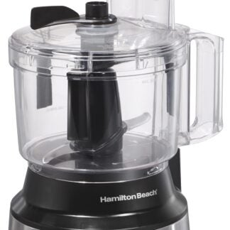 Hamilton Beach 70730C Food Processor with Bowl Scraper, 10 Cups Bowl, 450 W, Stainless Steel, Black