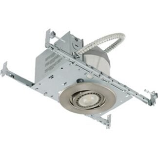 Liteline RC40118R-LED-PW-B Recessed Light Fixture, Brushed Nickel