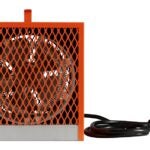 Uniwatt UCH Series UCH48T Portable Heater, 20/17.3 A, 240/208 V, 4800 W, 12,285 Btu/hr Heating, Orange