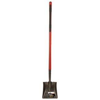 Garant 80451 Shovel, 9-1/2 in W Blade, Steel Blade, Resin Handle, Long Handle