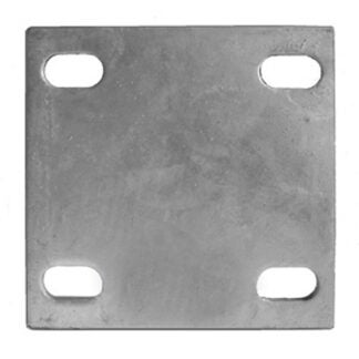 Multinautic 13300 Back Plate, 5 x 5 x 1/4 in, Galvanized Steel