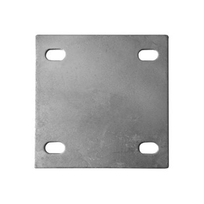 Multinautic 10010 Back Plate, 5 x 5 x 1/8 in, Galvanized Steel