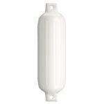 Multinautic 35008 Boat Fender, 25 in L, PVC, White