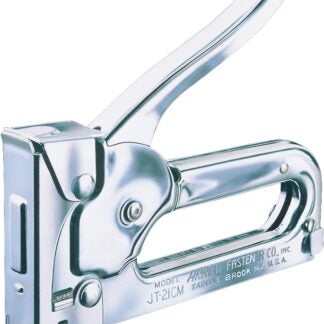 Arrow JT21CM Staple Gun Tacker, JT21 Staple, 7/16 in W Crown, 1/4 to 3/8 in L Leg, Steel Staple