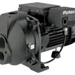 Pentair FP4205 Jet Pump, 7/3.5 A, 115/230 V, 0.5 hp, 10 gpm, Cast Iron