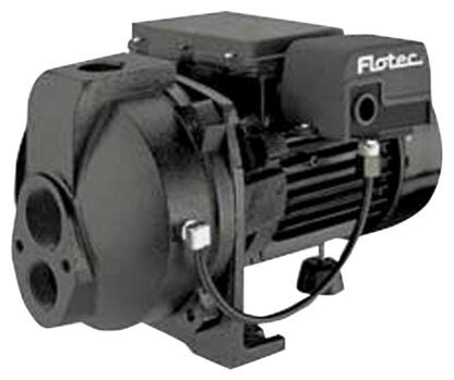 Pentair FP4205 Jet Pump, 7/3.5 A, 115/230 V, 0.5 hp, 10 gpm, Cast Iron