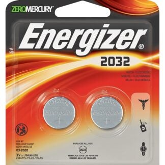 Energizer 2032BP-2N Coin Cell Battery, 3 V Battery, 240 mAh, Lithium-Ion