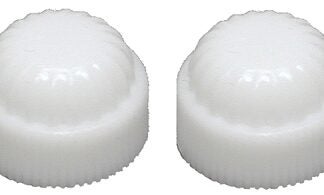 Atron 01335/LA911 Finial Cap, Plastic, White, 4-Piece