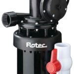 Flotec FPUS1860A Automatic Utility Sink Pump, 1-Phase, 2.2 A, 115 V, 0.33 hp, 1-1/4 in Outlet, 31 gpm, Thermoplastic