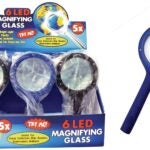 Diamond Visions 08-0260 Magnifying Glass, 5X Magnification Sells in Quantity of 15