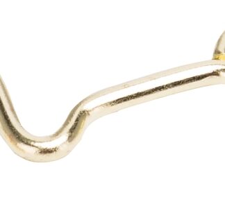 ProSource LR-414-PS Gate Hook and Eye, 1/8 in Dia Wire, Solid Brass