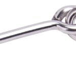 ProSource LR-407S-PS Gate Hook and Eye, 1/8 in Dia Wire, Stainless Steel