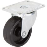 ProSource JC-B09-PS Swivel Caster, 1-5/8 in Dia Wheel, 5/8 in W Wheel, Plastic Wheel, Black, 50 lb